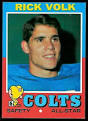 Rick Volk 1971 Topps football card. Want to use this image? - 32_Rick_Volk_football_card
