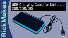 USB Charging Cable for Nintendo 3DS/2DS/DSi - YouTube