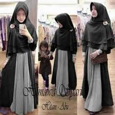 Jual Gamis Murah Himawa syari Tosca Mint Plus Khimar Baru | Baju ...