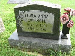 Flora Anna Sprengel (1901 - 1990) - Find A Grave Memorial - 43688884_125686667931