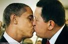 Obama aki-kiss na Chavez