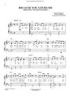 Look inside Because You Loved Me - Easy Piano - Sheet Music Plus