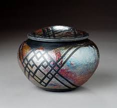 raku firing by Lori Duncan