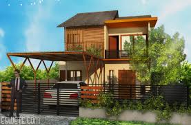 Contoh Gambar Desain Rumah Tinggal 1 dan 2 lantai Sederhana ...