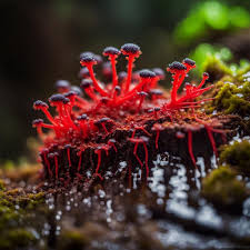 Attēlu rezultāti vaicājumam “Comatricha nigra macro”