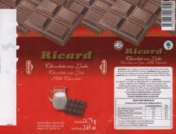 Resultado de imagen para Chocolate Ricard