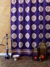 Indian Shower Curtains, Batik Shower Curtain, Fabric Shower ...