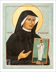 Image result for Saint https://en.wikipedia.org/wiki/Faustina Kowalska