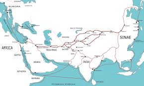 Image result for silk road map