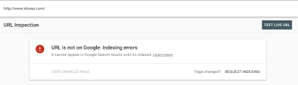 URL is not on Google: Indexing errors | Coverage: Redirect error ...
