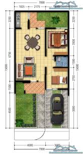 Denah Rumah Minimalis Modern 1 Lantai - Modern Sederhana - Gambar ...