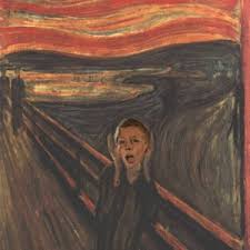 Image result for "the scream" parody