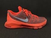 Nike KD 8 Kevin Durant Bright Crimson Red Orange 768867 610 Size ...