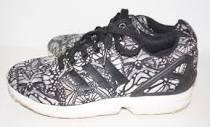 Adidas Torsion ZX Flux Athletic Black White Monarch Butterfly ...