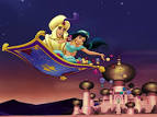 Aladdin and Jasmine on a