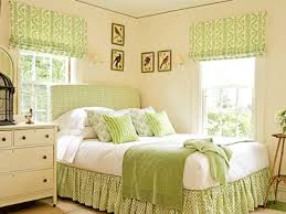 Green Bedroom, green color bedroom decor accessories curtains ...