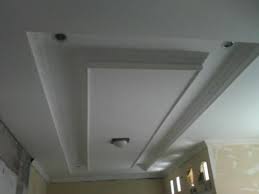 Plafon Simple dengan Gypsum Cantik Minimalis - Sketsa Denah Desain ...