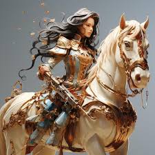 Image result for horse girl gun