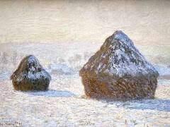 Image result for Monet haystacks