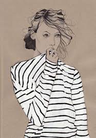 Minimalist Striped Illustrations - Daphne Van Den Heuvel ... - daphne-van-den-heuvel