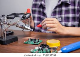 Image result for woman soldering