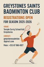 Image result for Saints Badminton Club