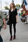 Taylor Swift Street Style - at an Antique Shop in Los Angeles.