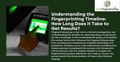 How Long Does It Take For Fingerprinting to Come Back