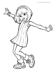 Girl coloring page