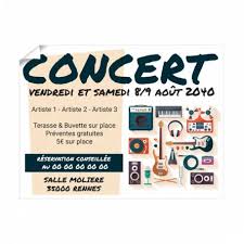 Image result for affiche concert