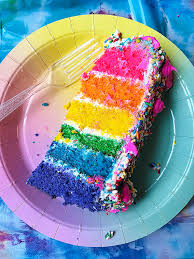 Image result for rainbow cake