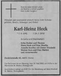 Karl-Heinz Heck - in Gedenken