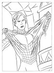 Spiderman coloring page