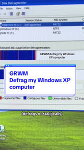 Image result for windows xp defragmentation