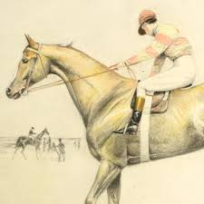 Image result for Art Prints of Horses and Jockeys from 1700's to 1900's