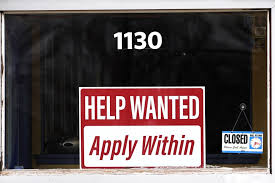 Image result for help wanted sign window