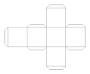 Solid shapes and their nets - cube