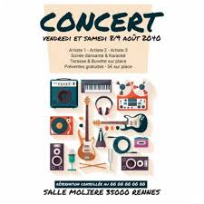 Image result for affiche concert