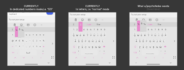 Image result for android keyboard number row