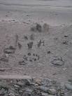 HY2318 : Beach by Skara Brae showing an Alternative Archaeology - via Daymix
