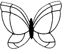 Butterfly Stained Glass Mosaic &amp; Stepping Stone Pattern