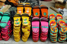 Image result for sendal unik di bandung