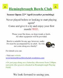 Image result for Hemingbrough Bowls Club