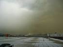 The green sky yesterday