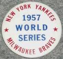 Vintage Baseball New York Yankees 1957 World Series Pin