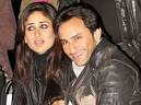 Kareena Kapoor with Saif Ali
