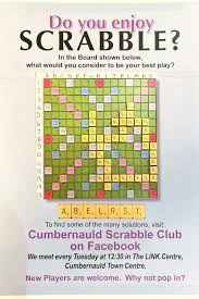 Image result for Cumbernauld Scrabble Club