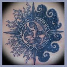 sun tattoo