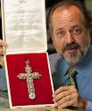 ONLINE AUCTION: Alan Perry displays the papal jewellery he will be selling ... - 4875563