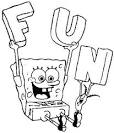 Spongebob coloring page